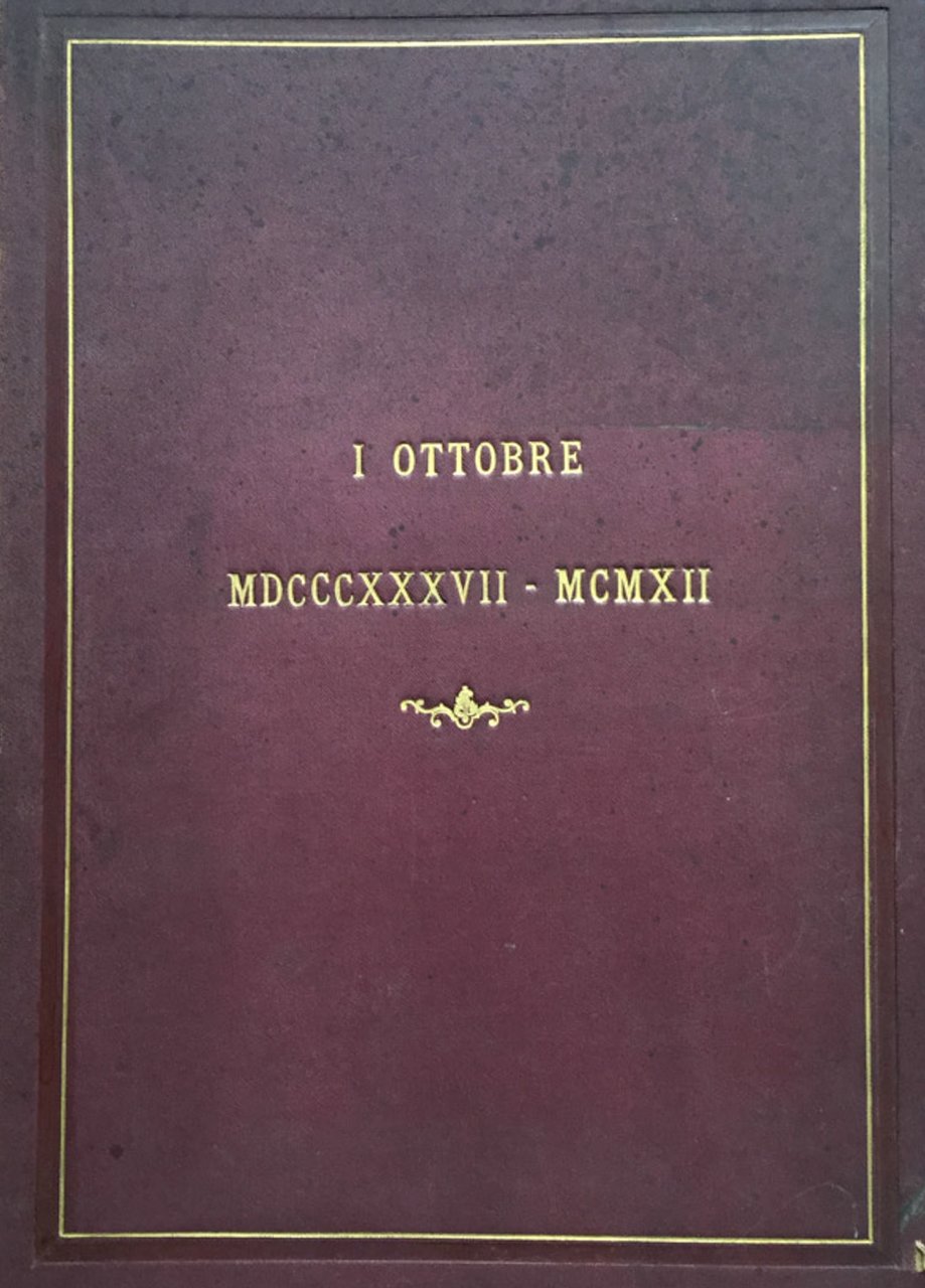 Nel compiersi dell'anno LXXV della Cassa di Risparmio di Bologna. …