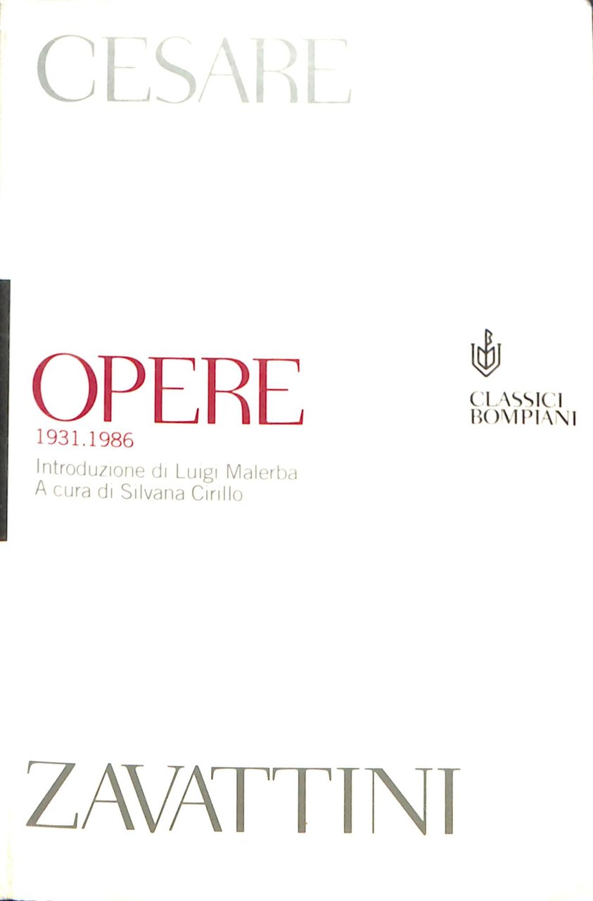 Opere 1931-1986 | Immagine principale