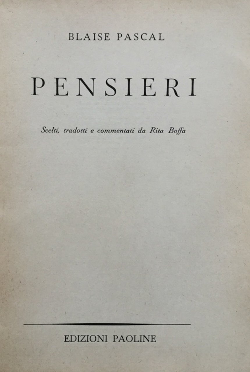 Pascal, Blaise | Immagine principale