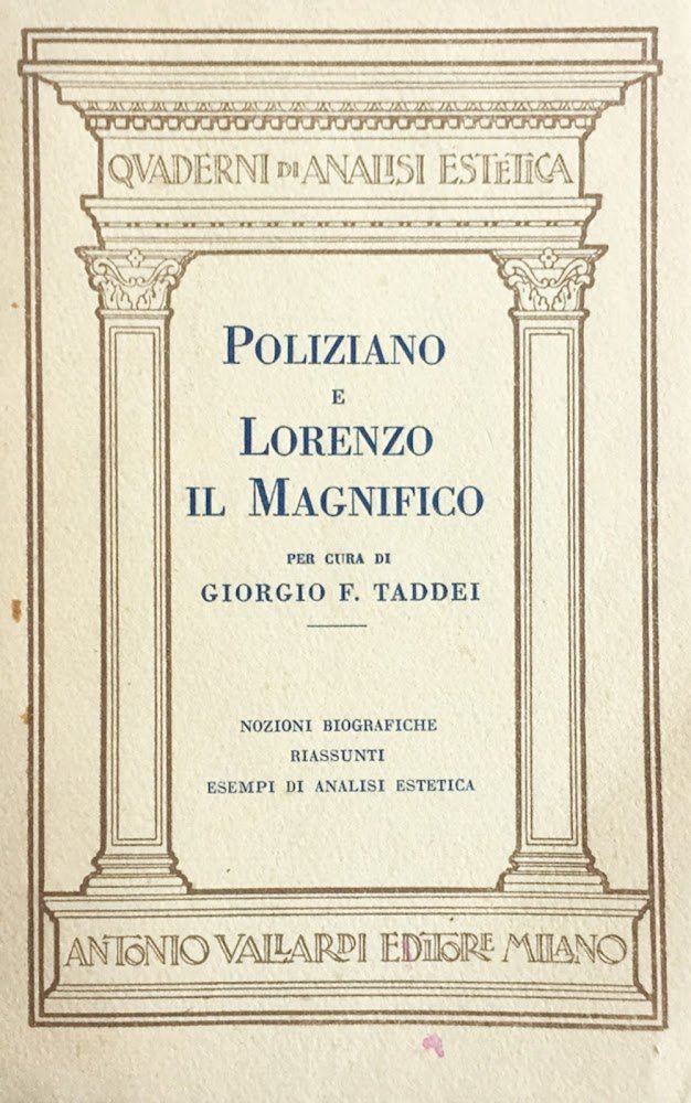 Poliziano e Lorenzo il Magnifico