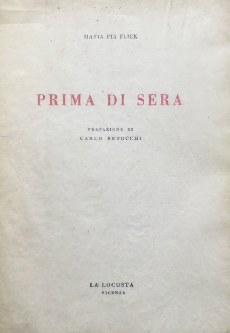 Prima di sera