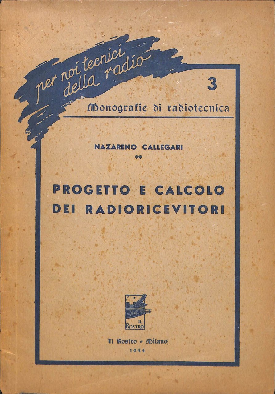 Progetto e calcolo dei radioricevitori