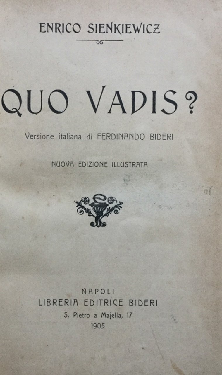 Quo Vadis?