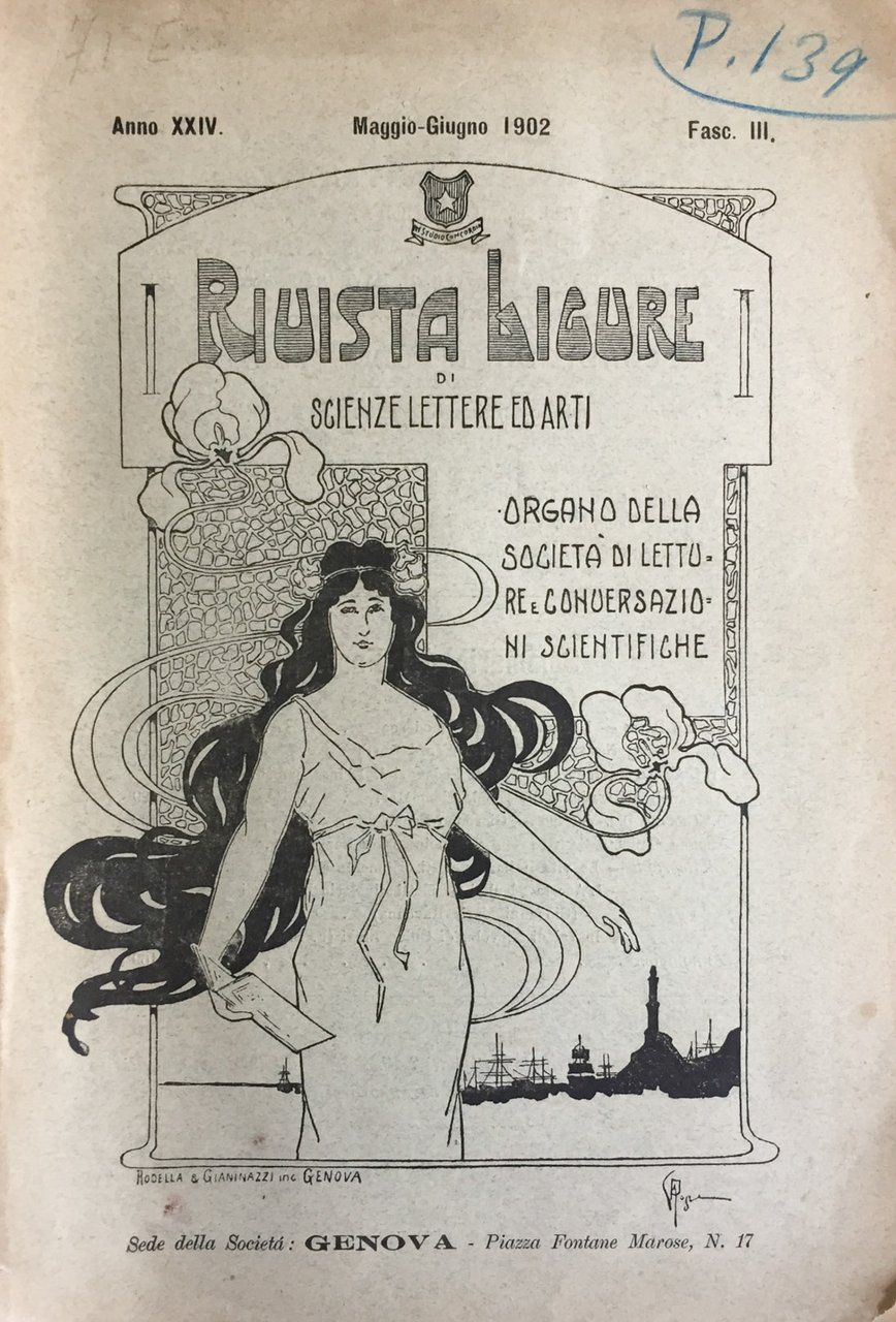 Rivista Ligure di scienze, lettere ed arti 1902
