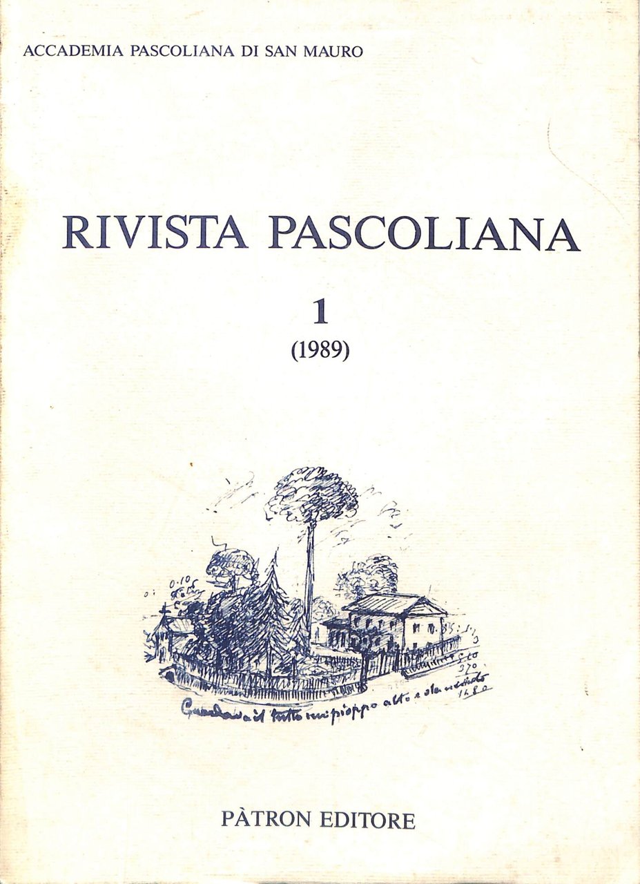 Rivista Pascoliana n. 1 (1989)