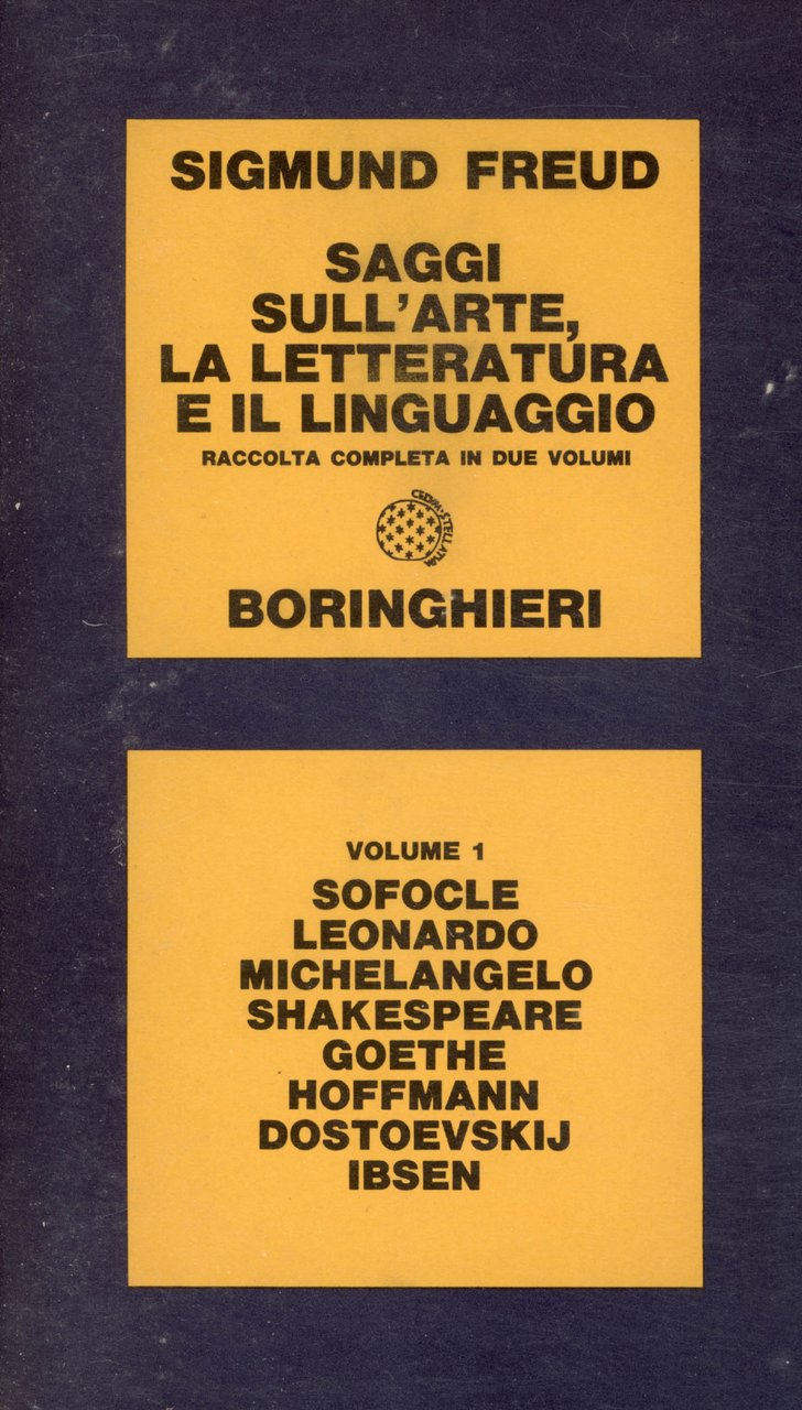 Saggi sull'arte, la letteratura e il linguaggio 2 volumi