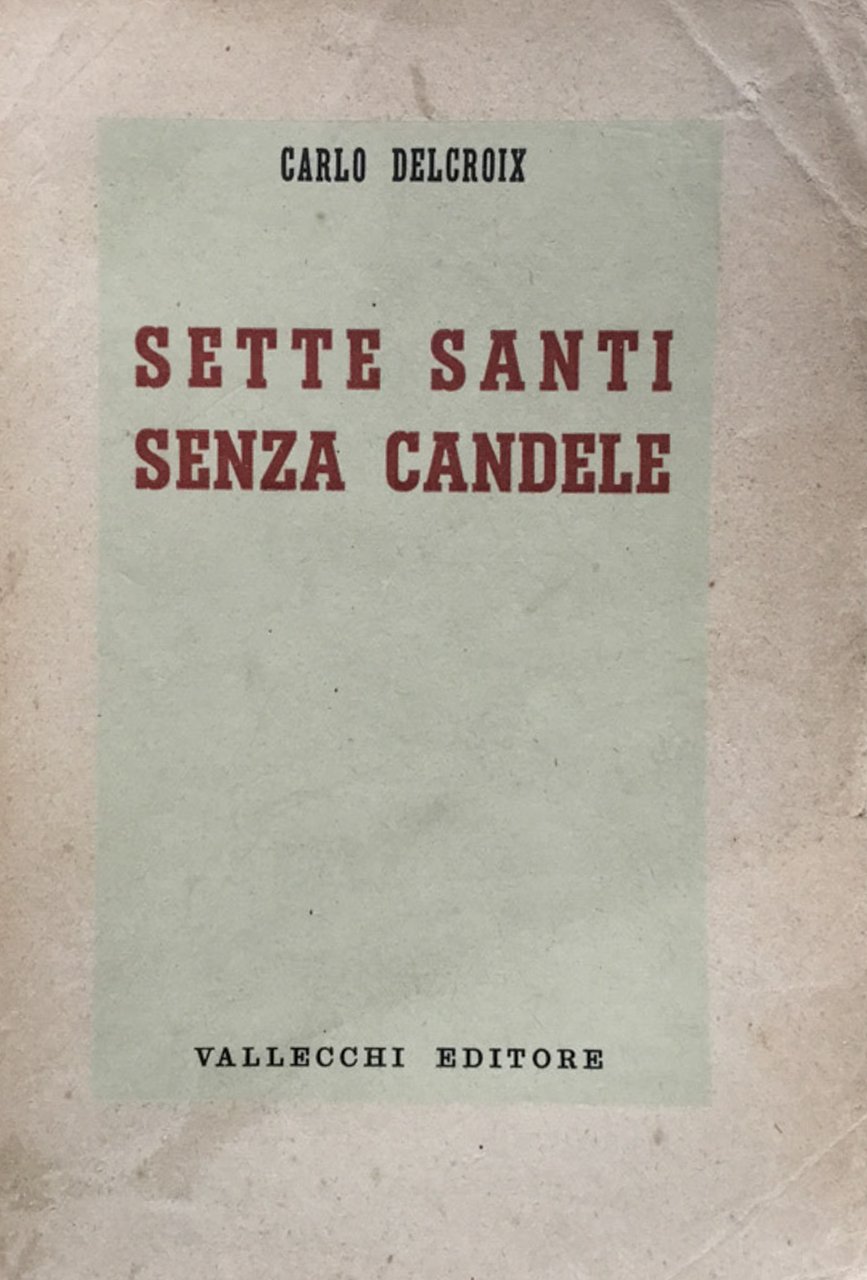 Sette Santi senza candele.