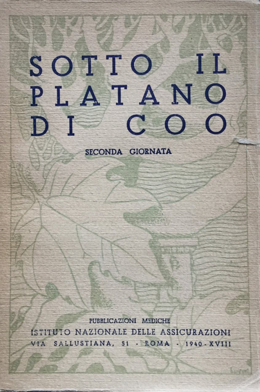 Sotto il platano di Coo. Seconda giornata. Consigli d'igiene e …