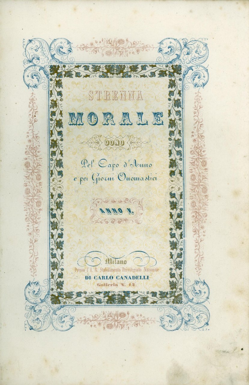 Strenna morale per 1847