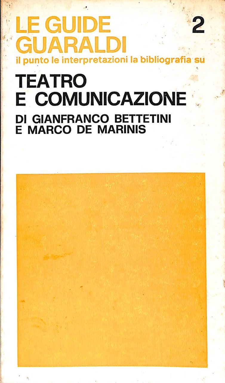 Teatro e comunicazione