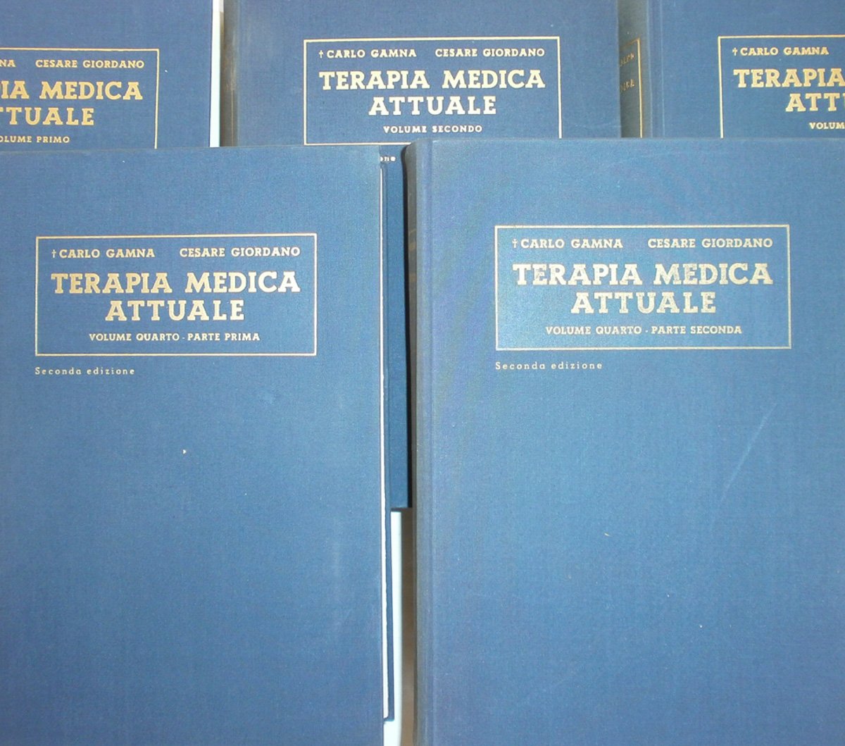 Terapia medica attuale. Gamna Giordano UTET 1959 5 voll.