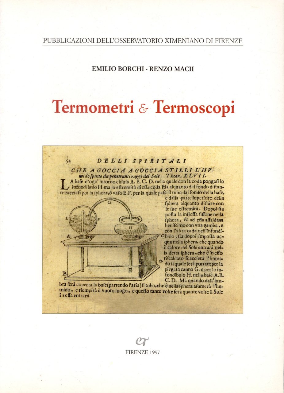 Termometri e termoscopi