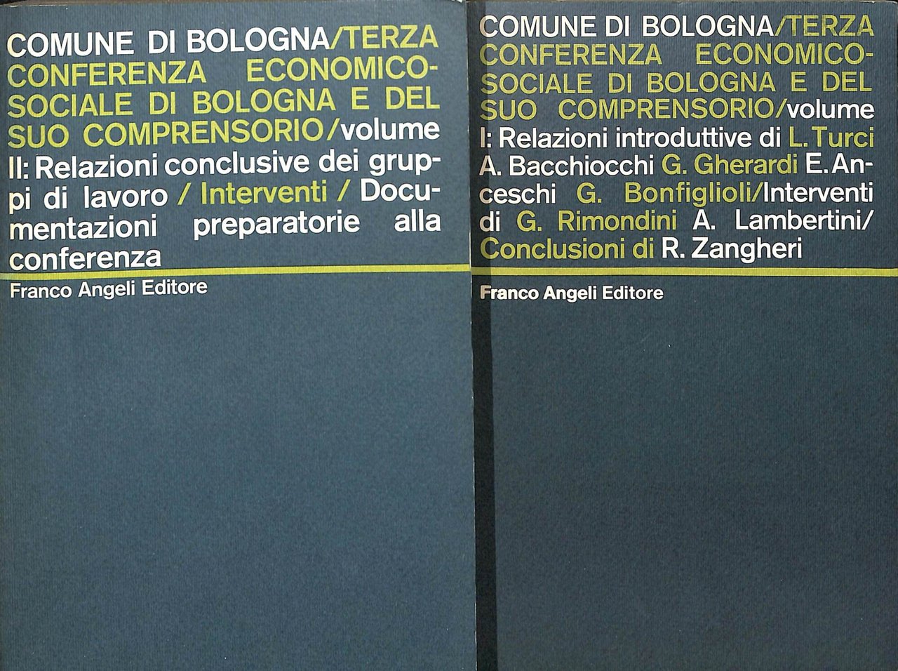 Terza Conferenza economico-sociale di Bologna e del suo comprensorio