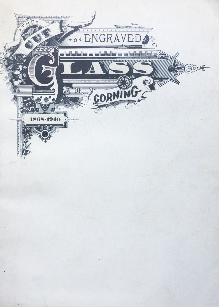 The cut and engraved glass of corning 1868-1940 | Immagine principale