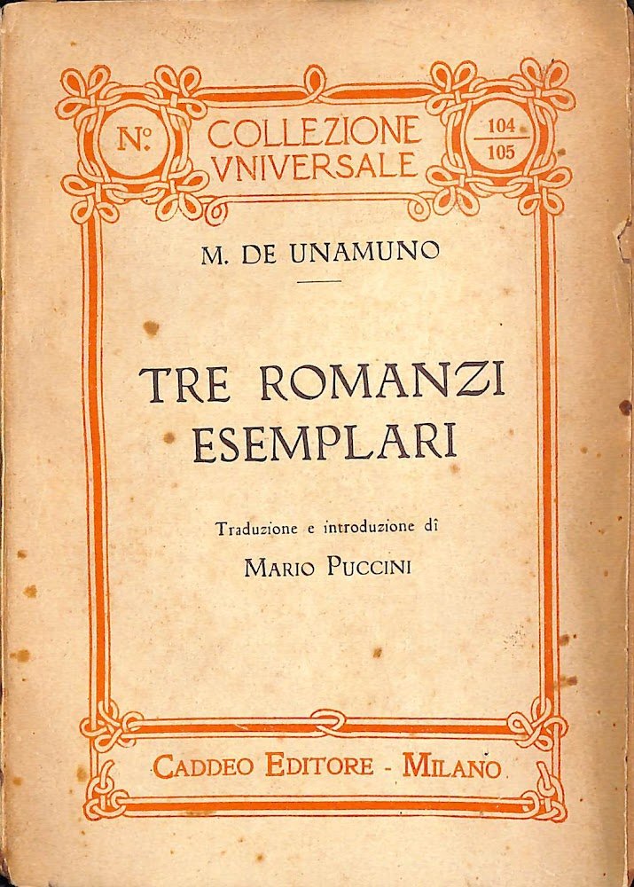 Tre romanzi esemplari