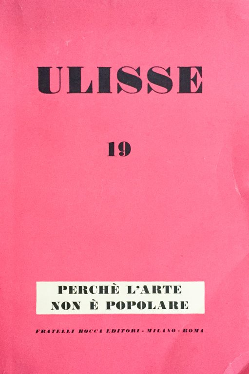 Ulisse (Rivista) 19 � 1953