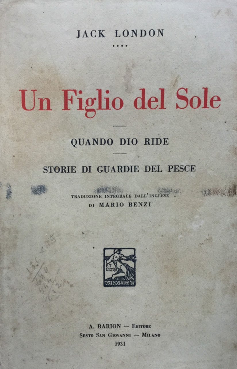 Un Figlio del Sole. Quando Dio ride. Storie di gardie …