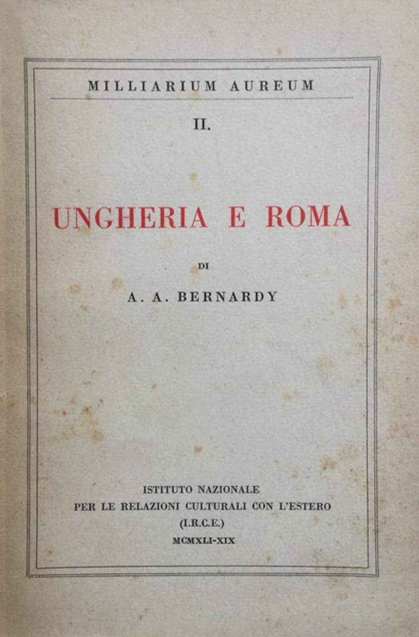 Ungheria e Roma.
