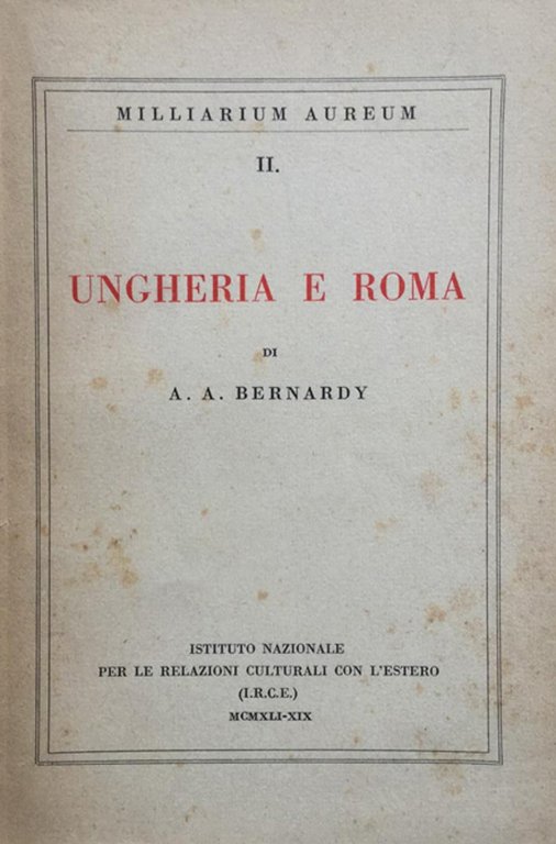 Ungheria e Roma.