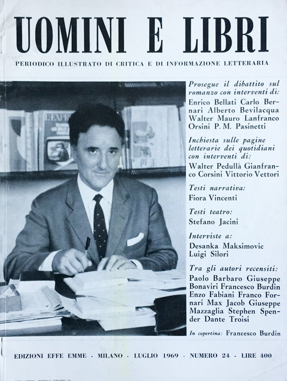 Uomini e libri (rivista) 1969 n. 24