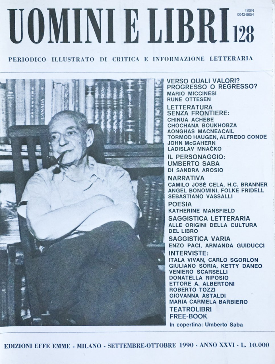 Uomini e libri (rivista) 1990 n. 128