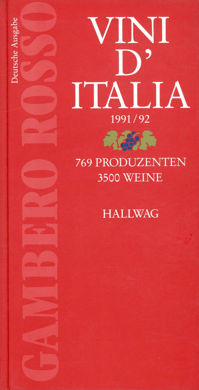 Vini d'Italia 1991/92 Deutsche Ausgabe