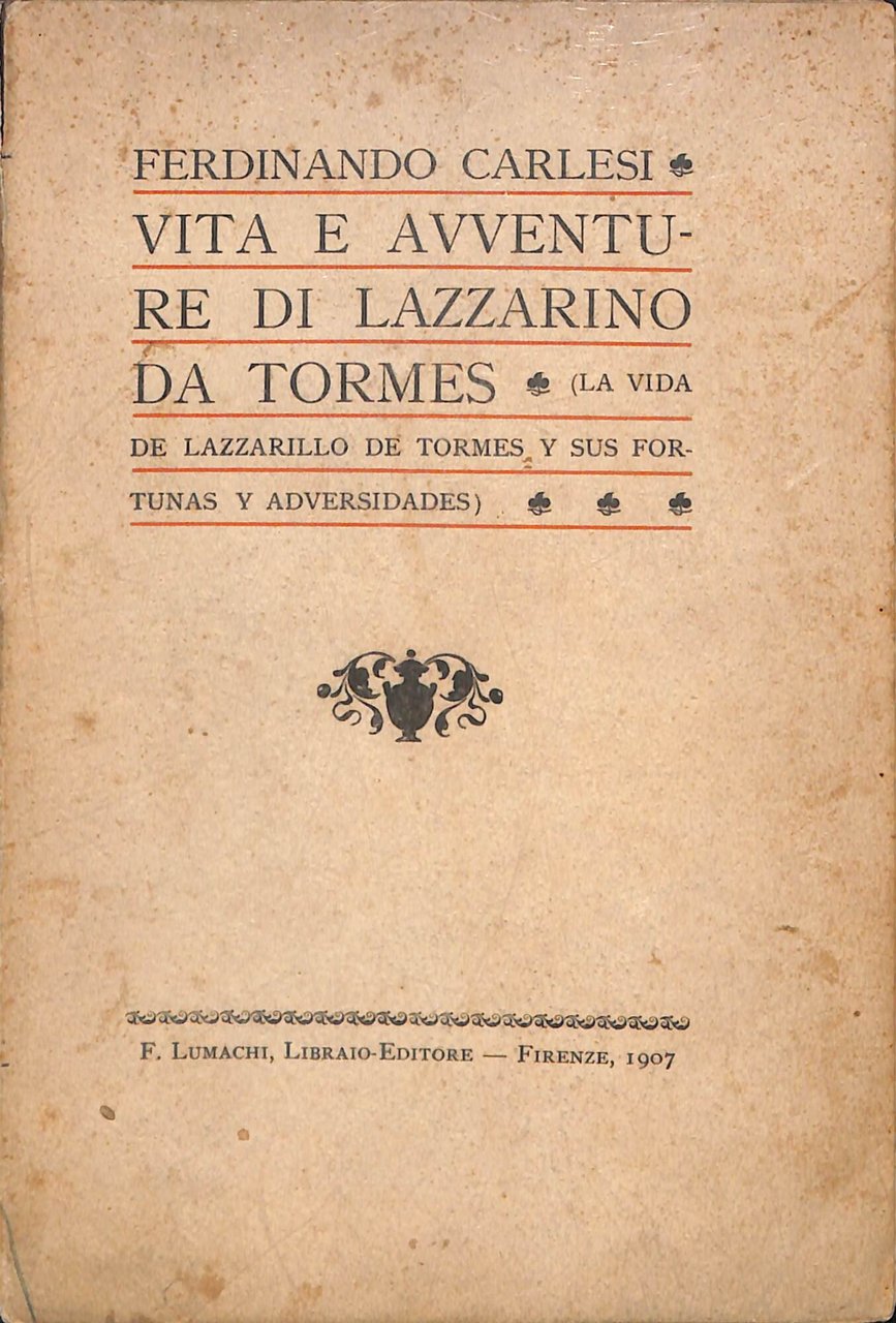 Vita e avventure di Lazzarino da Tormes | Immagine principale