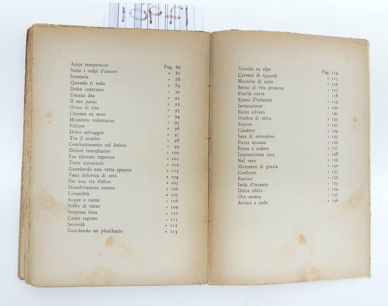 Olinto Dini Tormenti e consolazioni L'Eroica Milano 1934