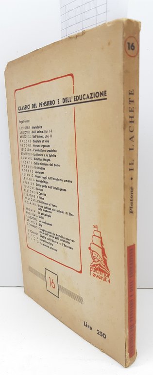 Filippo Bosi Platone Il Lachete Carabba 1948
