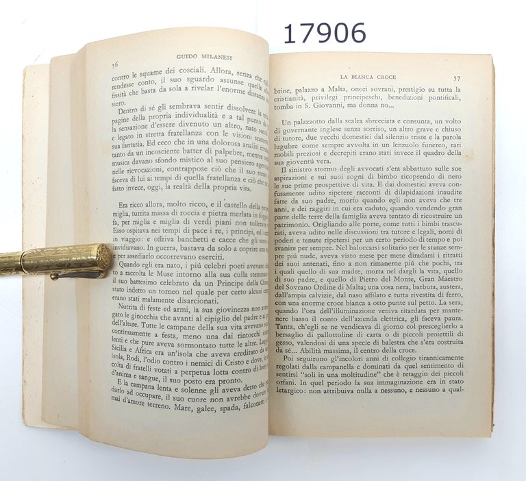 Guido Milanesi La Bianca Croce Mondadori 1951
