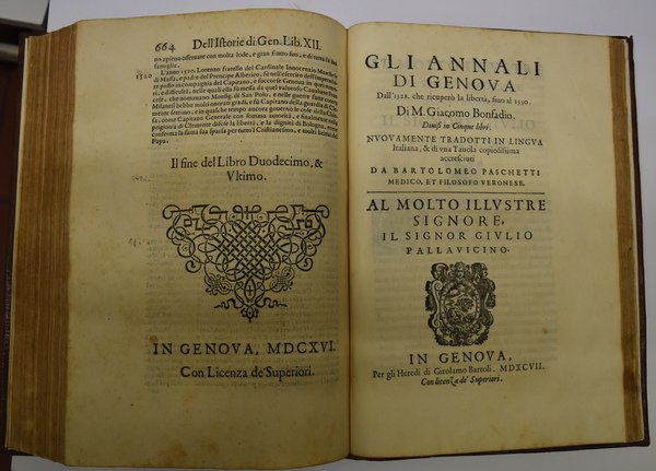 Dell'istorie di Genova libri XII tradotte per M. Serdonati…