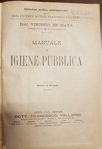 Manuale di Igiene Pubblica