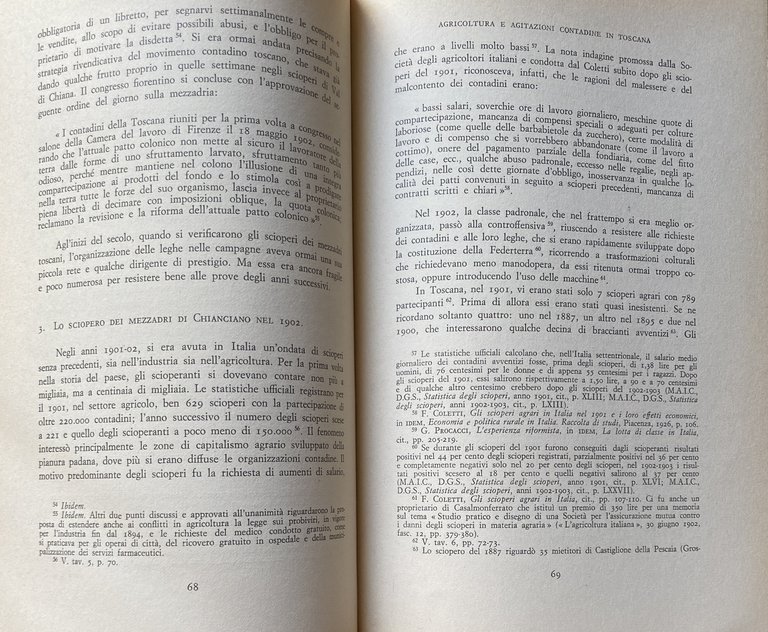 LA TOSCANA NELL'ETÀ GIOLITTIANA: AGRICOLTURA E AGITAZIONI CONTADINE