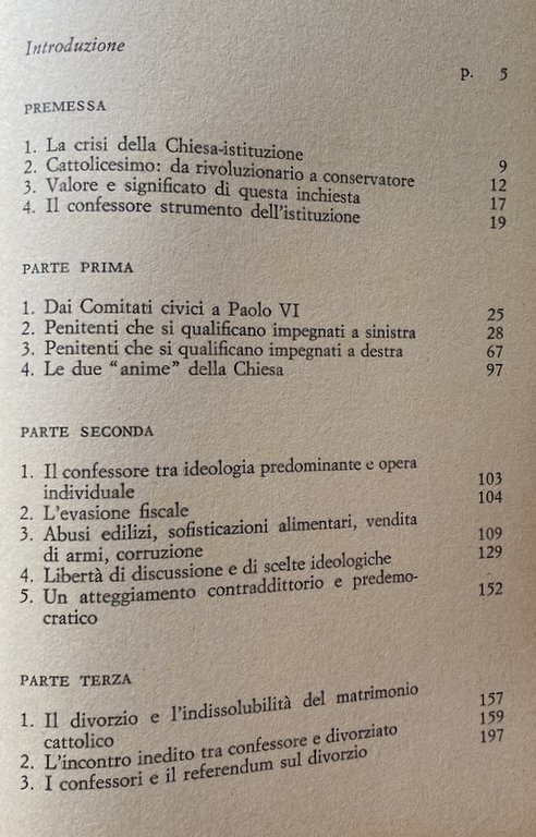 LA POLITICA IN CONFESSIONALE. I COMPORTAMENTI POLITICI, LA LIBERTÀ IDEOLOGICA, …