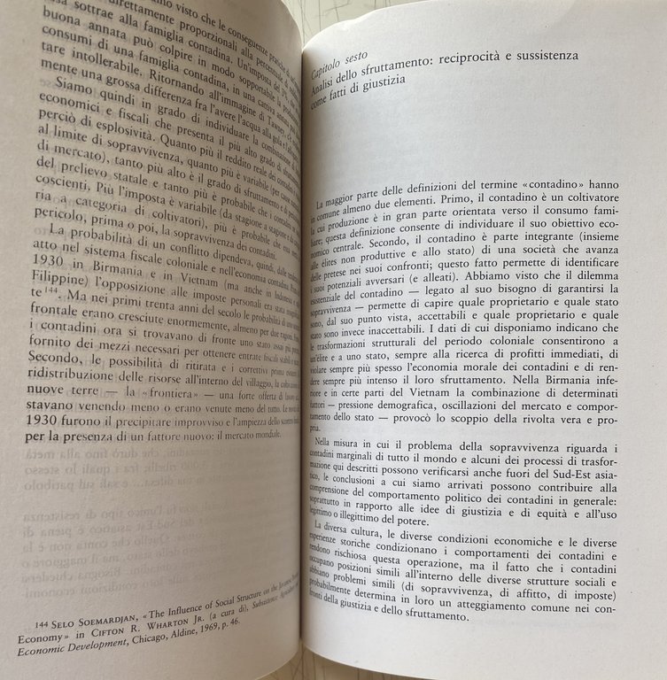 L'ECONOMIA MORALE DEI CONTADINI: I CONTADINI TRA SOPRAVVIVENZA E RIVOLTA