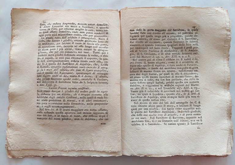 Abbati Olivieri Giordani Dell'Antico battistero della chiesa pesarese Casa Gavelli …