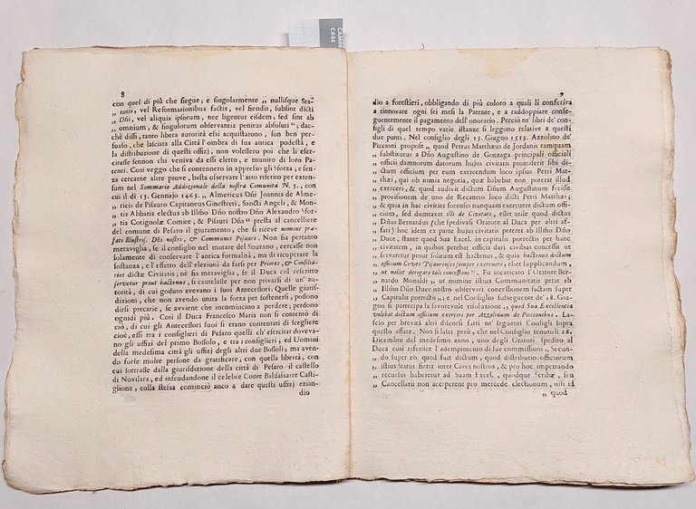 Annibale degli Abbati Olivieri Giordani Riflessioni sopra un ricorso dato …