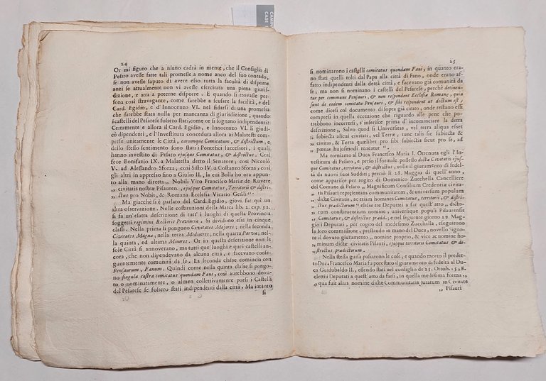 Annibale degli Abbati Olivieri Giordani Riflessioni sopra un ricorso dato …