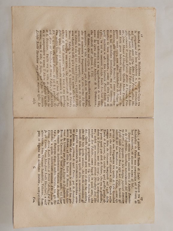 Annibale degli Abbati Olivieri Giordani Memorie della Badia di Santa …