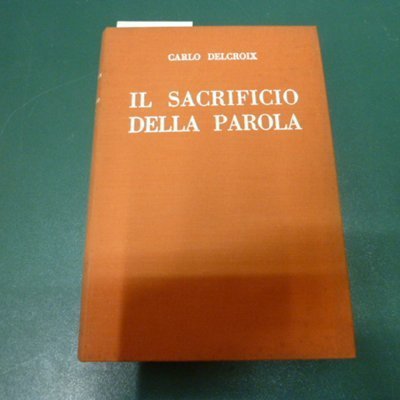 Il sacrificio della parola