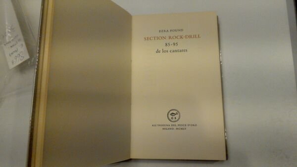 Section: rock-drill 85-95 de los cantares