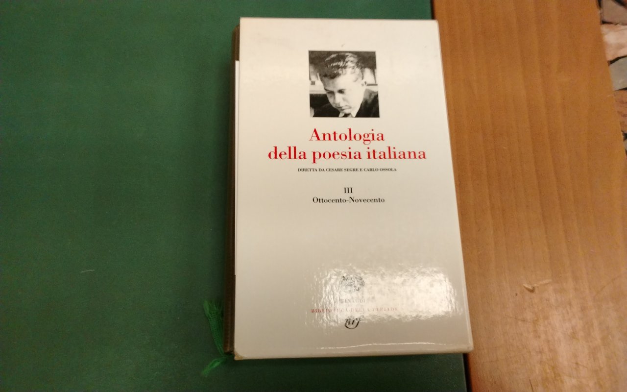 Antologia della poesia italiana III - Ottocento - Novecento | Immagine principale