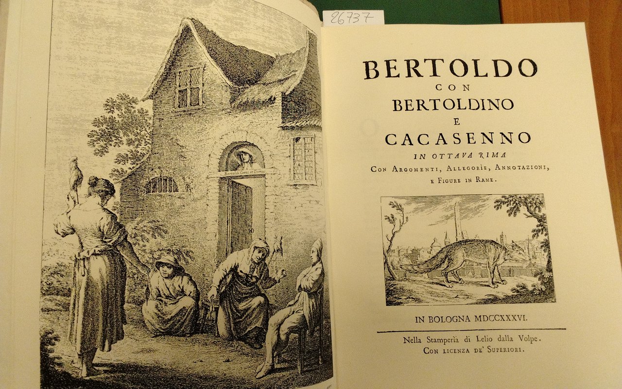 Bertoldo con Bertoldino e Cacasenno. In ottava rima. Con Argomenti, … | Immagine principale
