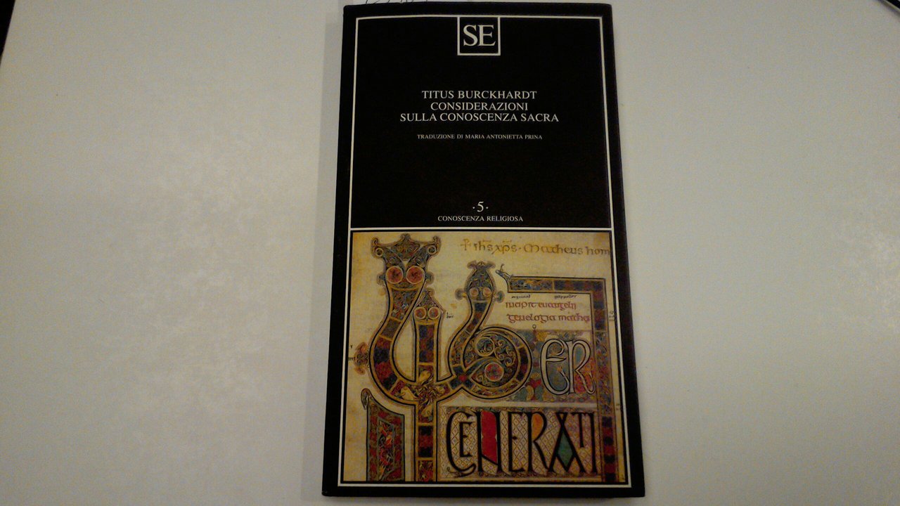 Considerazioni sulla conoscenza sacra