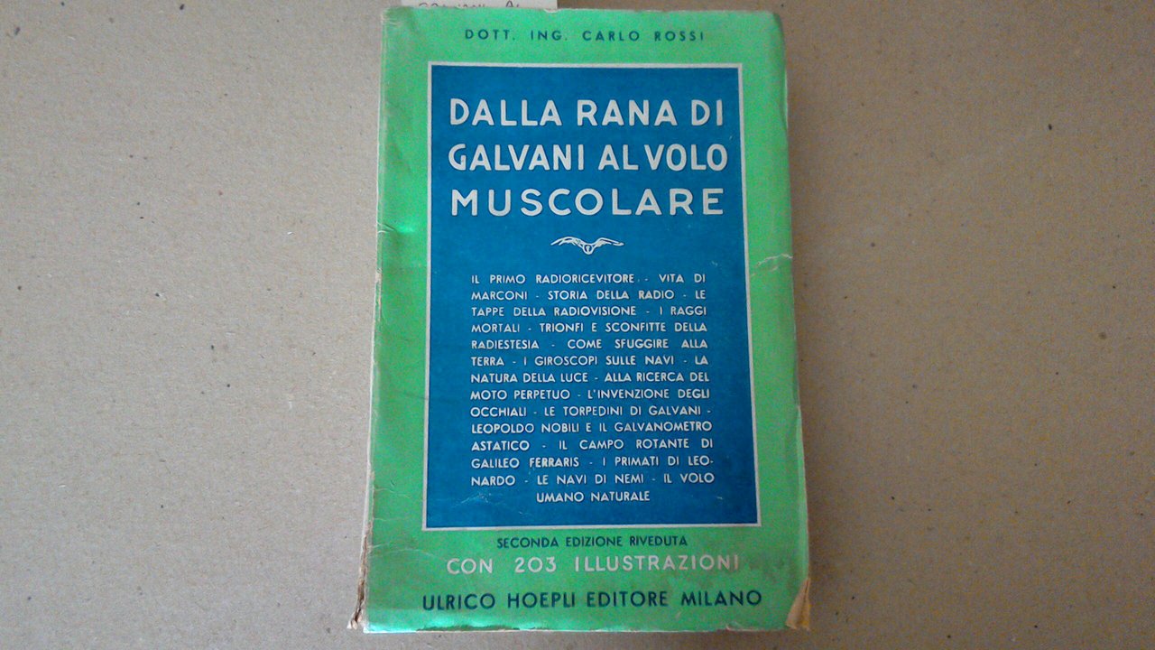 Dalla rana di Galvani al volo muscolare