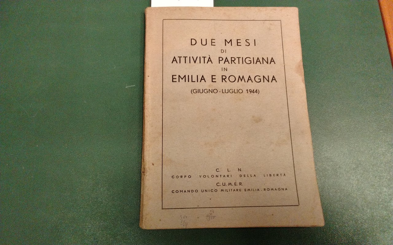 Due mesi di attività partigiana in Emilia Romagna (giugno-luglio 1944) | Immagine principale