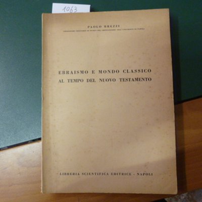 Ebraismo e mondo classico al tempo del Nuovo Testamento