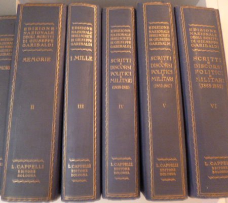 Edizione Nazionale degli scritti di Giuseppe Garibaldi (6 volumi)
