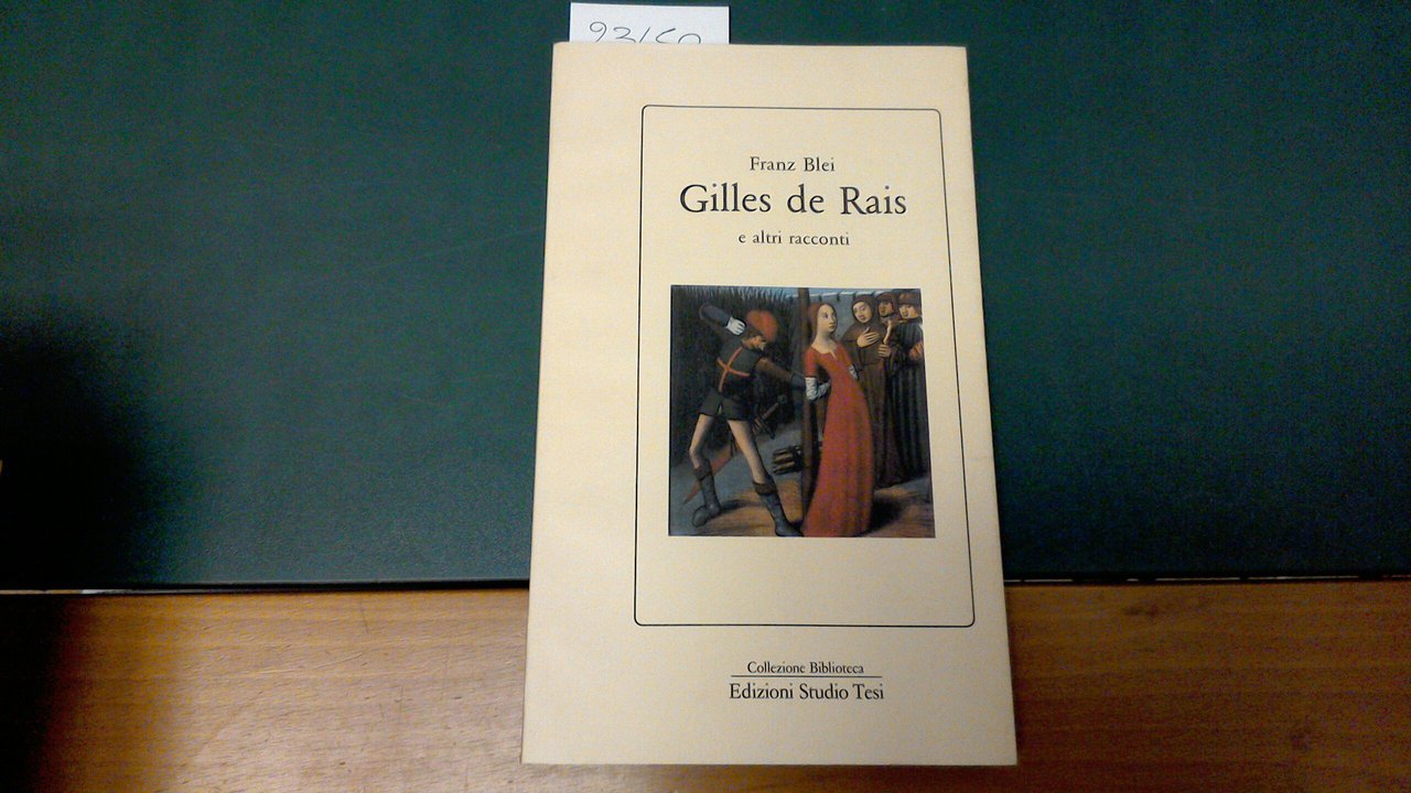 Gilles de Rais e altri racconti