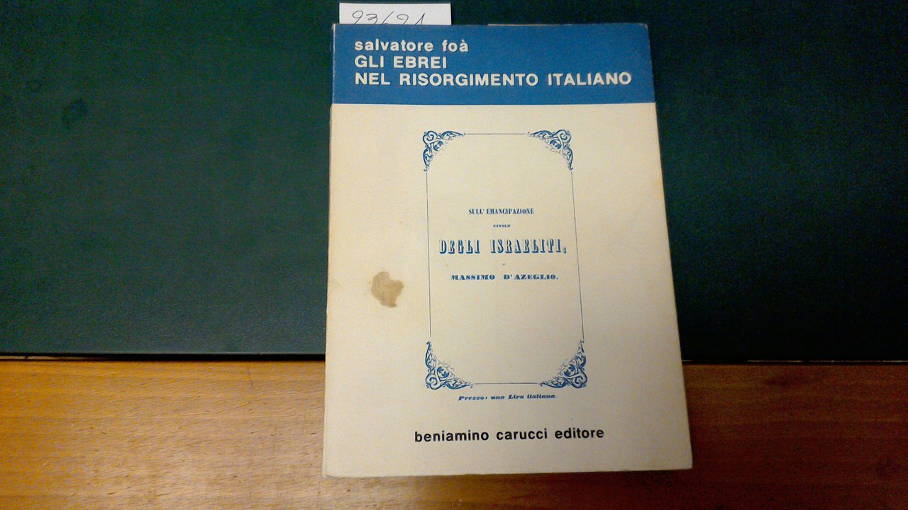 Gli ebrei nel Risorgimento italiano